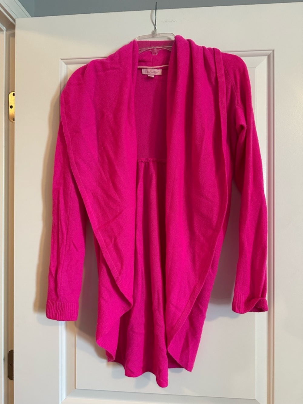 Lilly Pulitzer, pink Hayden cashmere cardigan, medium